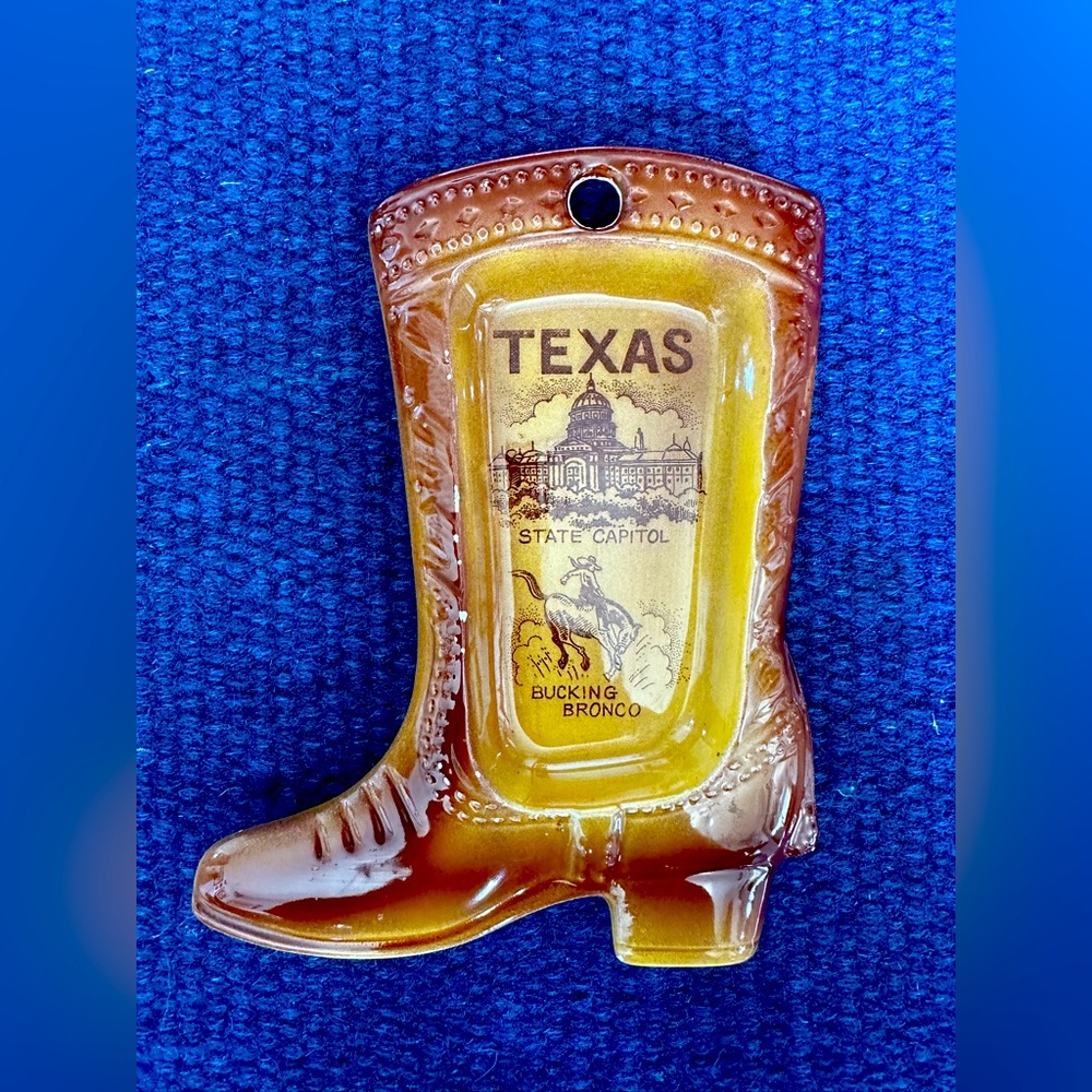 Vintage Cowboy Texas Tray